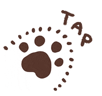 Dog Tap Sticker by PomeranianMochi