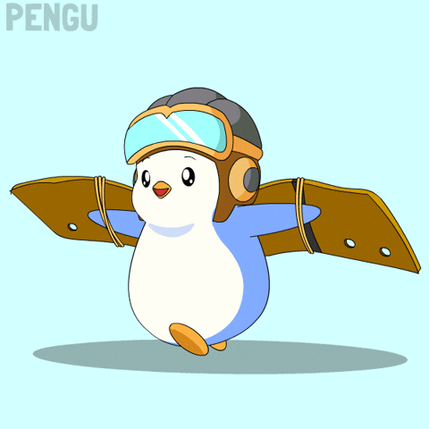 Run Running GIF by Pudgy Penguins