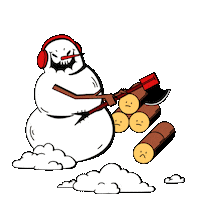 christmas fire Sticker