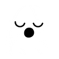 Tired Halloween Sticker