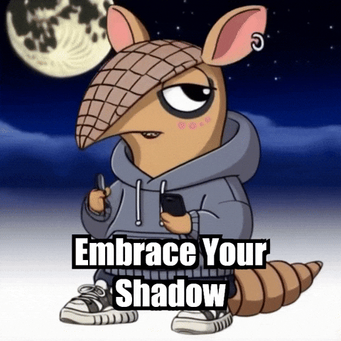 Wisdom Shadow Self GIF by Chillo Dillo