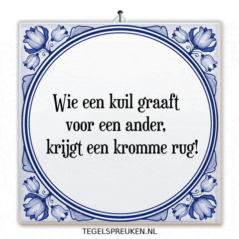 Nl Lessen GIF by Tegelspreuken.nl