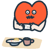 Hungry Food Sticker by Lipchan