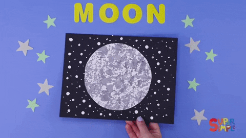 Outer Space Moon GIF by Super Simple
