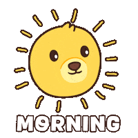 Good Morning Yawn Sticker by BEARISH