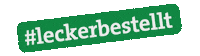 leckerbestellen online tasty lecker deliver Sticker