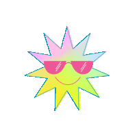 Sun Sticker by Natalie Obando