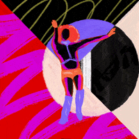 bloodydairy dance animation dancing light GIF