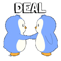Shake Hands Yes Sticker by Pudgy Penguins