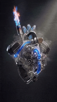 Heart Fire GIF