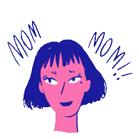 RannyBocilFeb mom mama rannybocil mamasada Sticker