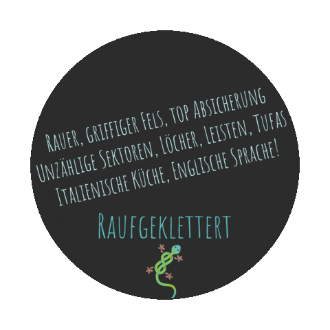 raufgeklettert giphyupload malta raufgeklettert kletterschule Sticker
