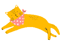 Cat What Sticker by ohdoodledoo