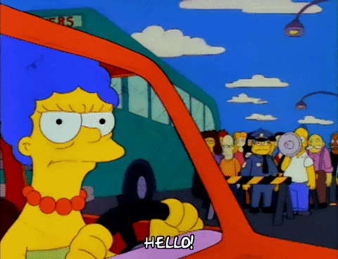 Driving Season 3 GIF by The Simpsons