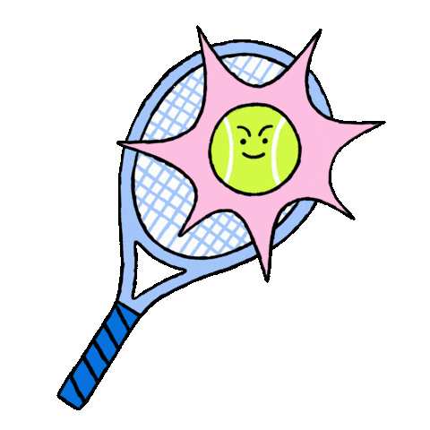 Game Time Tennis Sticker