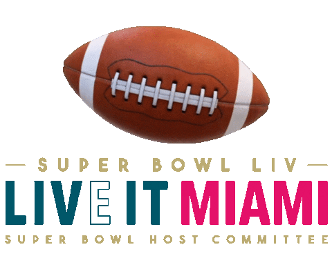 MIASBLIV giphyupload miami super bowl superbowl Sticker