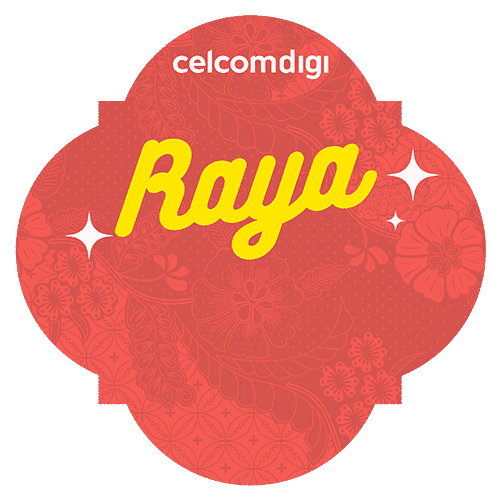 Raya Telco Sticker by CelcomDigi