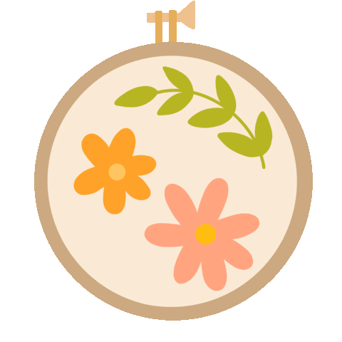 Hoop Flores Sticker