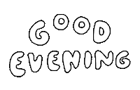 Text Evening Sticker