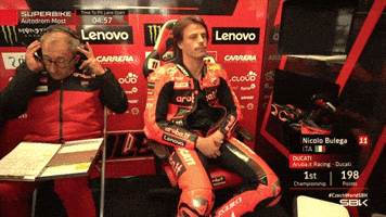 Nicolo Bulega Wave GIF by WorldSBK