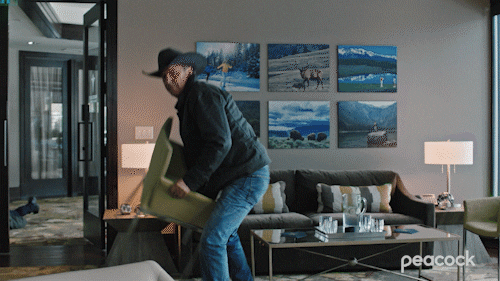 Kevin Costner Throw GIF by PeacockTV