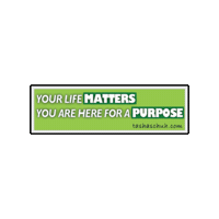 Purpose You Matter Sticker by Tasha Schuh