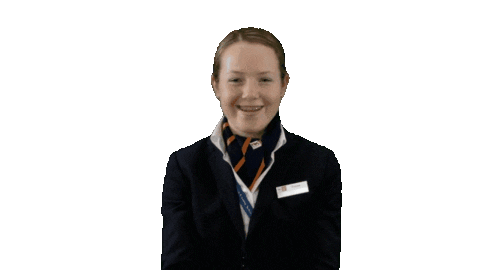 MBOCollegeAirport giphyupload stewardess flightattendant cabincrew Sticker