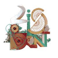 travel typography Sticker