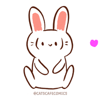 Heart Love GIF by Cat's Cafe Comics