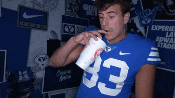 Byu Football Thumbs Up GIF by BYU Cougars
