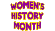 Womens History Month Sticker by OpticalArtInc.
