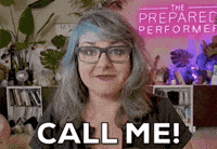 Talking Call Me GIF by The Prepared Performer