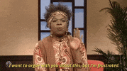 frustrated leslie jones GIF by Saturday Night Live