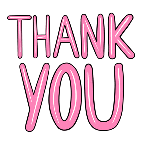 Happy Thank U Sticker by MissAllThingsAwesome