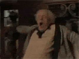 Shocked Back To The Future GIF