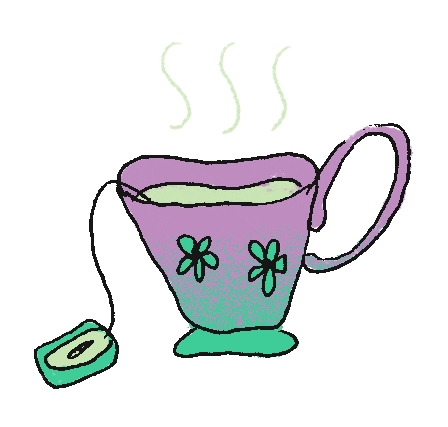 Tea Cup Sticker