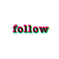 janoqp rainbow colors follow blend Sticker