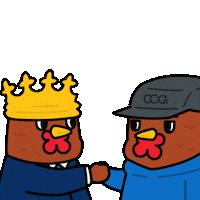 COQINU bet deal coq coqinu Sticker