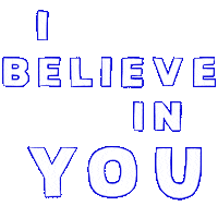 Happy I Believe In You Sticker by Sarah The Palmer
