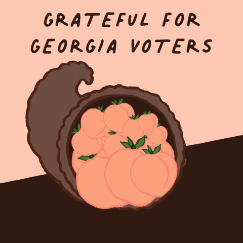 Jon Ossoff Thanksgiving GIF by Creative Courage