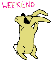 Cartoon Character Weekend Sticker by Angry Duck