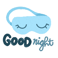 Sleepy Good Night Sticker by Demic