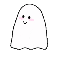 Halloween Ghost Sticker by My Violet
