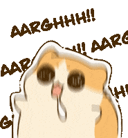 Cat Shout Sticker by Bichi Mao