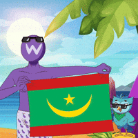 Mauritania Flag GIF