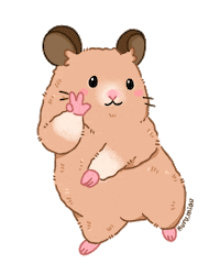 Kurumiau hamster tierno kurumiau Sticker