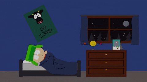 ike broflovski bed GIF by South Park 