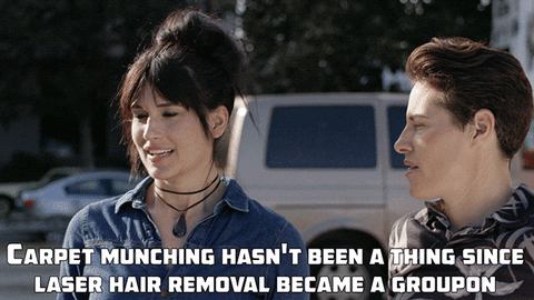 take one thing off lazer hair removal GIF by Scout Durwood