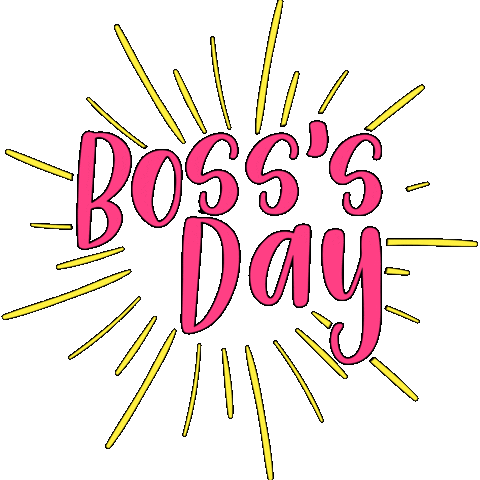 National Holiday Boss Sticker by Vermillion Creative Agency