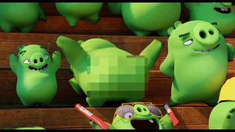 Pig Blur GIF by Angry Birds
